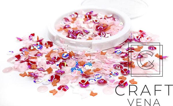 SQC-163 cekiny Sequin Mix Plus - Pretty in Pink