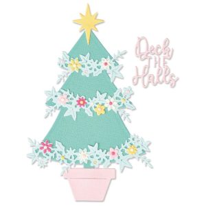 665707 Sizzix choinka wykrojnik Christmas Tree