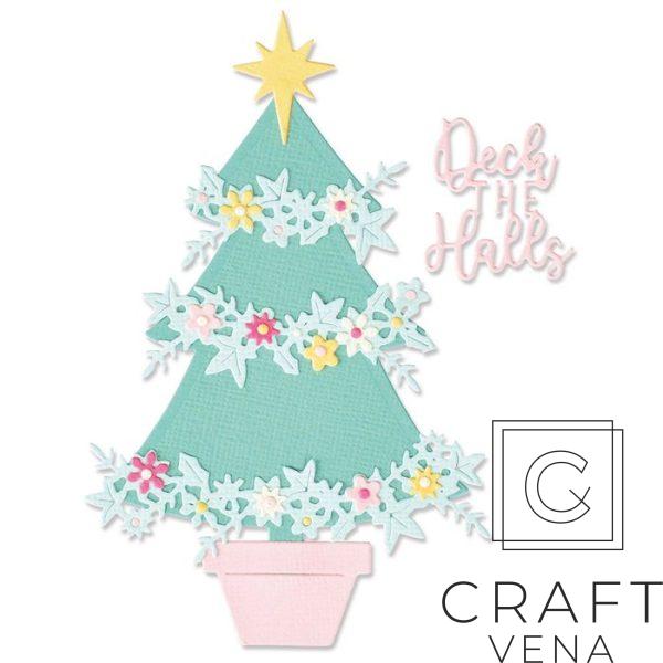 665707 665707 Sizzix choinka wykrojnik Christmas Tree