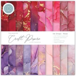 CCEPAD022B Craft Consortium; The Essentials Ink Drops - Rose