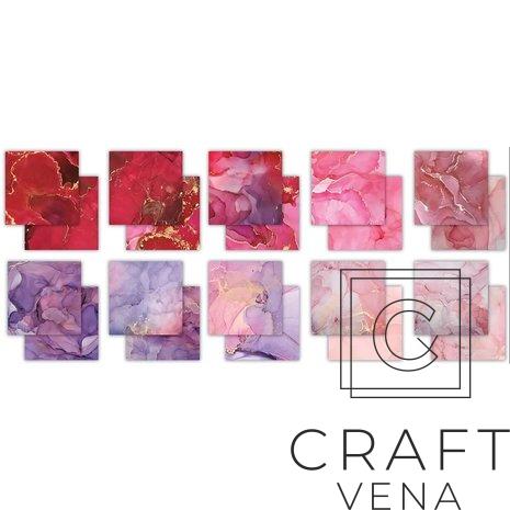 CCEPAD022B Craft Consortium; The Essentials Ink Drops - Rose