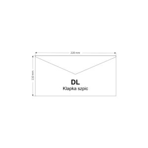 KOPE-KALK-FEDR-DL koperta Fedrigoni; półprzeźroczysta