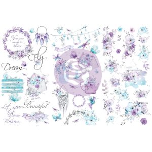 659448 Prima Marketing, Aquarelle Dreams; Rub-Ons