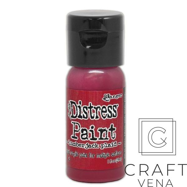 TDF82392 TDF82392 distress paint lumberjack plaid