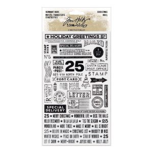 TH94296 Tim Holtz, Idea-ology; Remnant Rubs, Christmas 2022