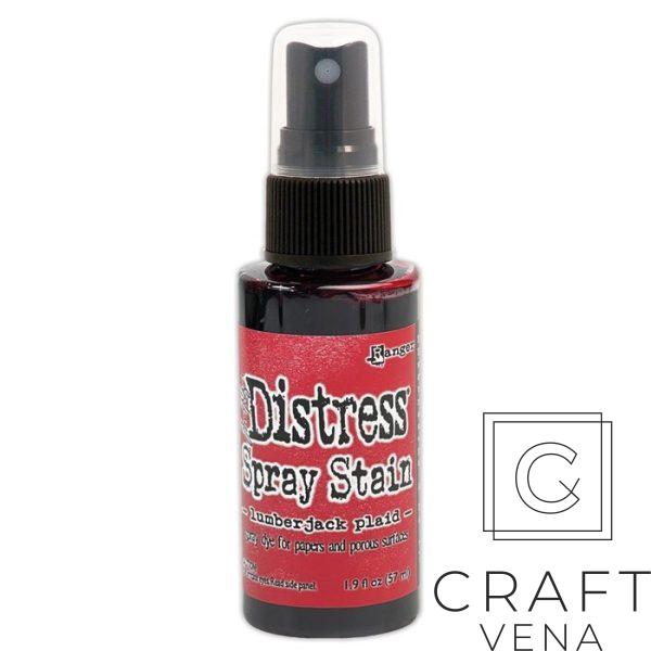 TSS82408 TSS82408 Distress Spray Stain Lumberjack Plaid