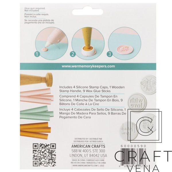 60000590 laki, zestaw do laków We R Memory Keepers Envelope Seal Kit