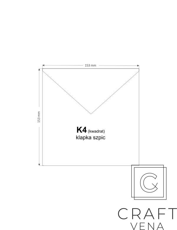 KOPE-K4-GŁAD-115G-CELESTE koperta K4 niebieska