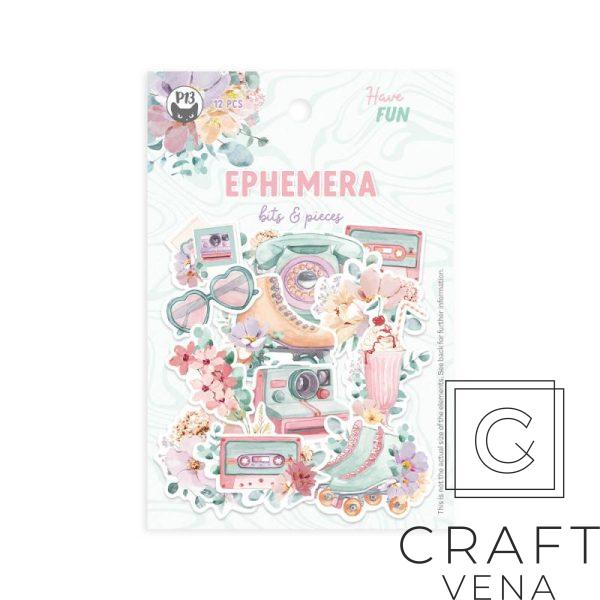 P13-HAV-33.1 P13-HAV-33 zestaw die cuts P13 Have fun
