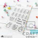 Mama Elephant; stemple Celebrate Candles