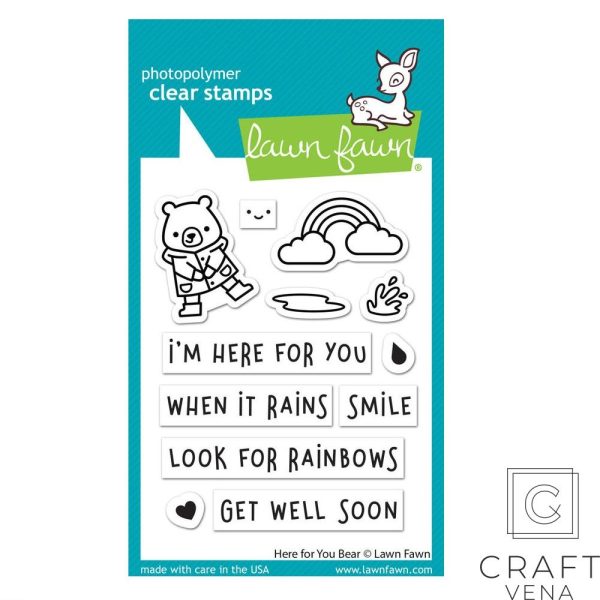 LF2845 LF2845 Here for you Bear Lawn Fawn