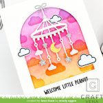 LF3098 wykrojnik Lawn Fawn Moon and Stars Mobile