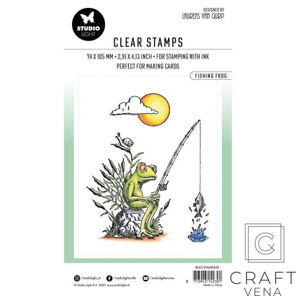 BL-ES-STAMP458.1 BL-ES-STAMP458 stempel Studio Light żaba
