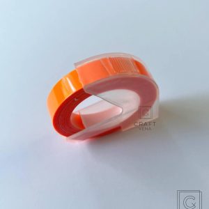 S0898270 kolor fluo pomarańczowy taśma do Dymo Embosser