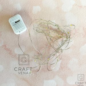 Światła LED 20 diód, ciepła barwa światła, 3 tryby świecenia, Craftvena - obrazek 3