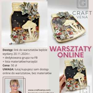 Warsztaty online dostęp, LEŚNY SŁOIK SHAKER - obrazek 1
