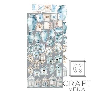 Zestaw dodatków, Craft O'Clock, Something Blue, MIX 15,25x31,5 cm - obrazek 13