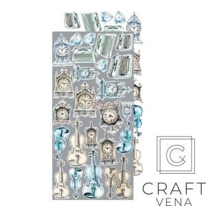 Zestaw dodatków, Craft O'Clock, Something Blue, MIX 15,25x31,5 cm - obrazek 18