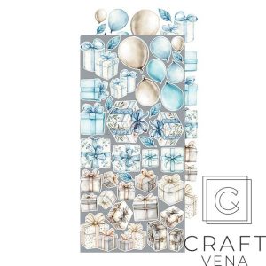 Zestaw dodatków, Craft O'Clock, Something Blue, MIX 15,25x31,5 cm - obrazek 19