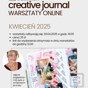 KWIECIEŃ 2025 - Scrapowy journal spotkanie online - obrazek 1